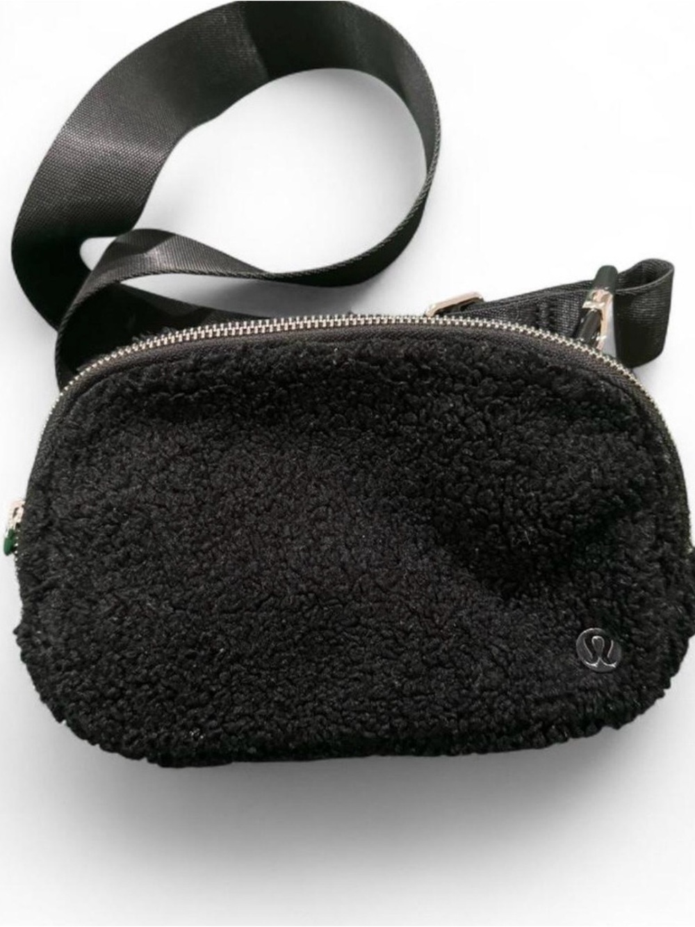 NWOT - Lululemon athletica Black Shearling belt Bag